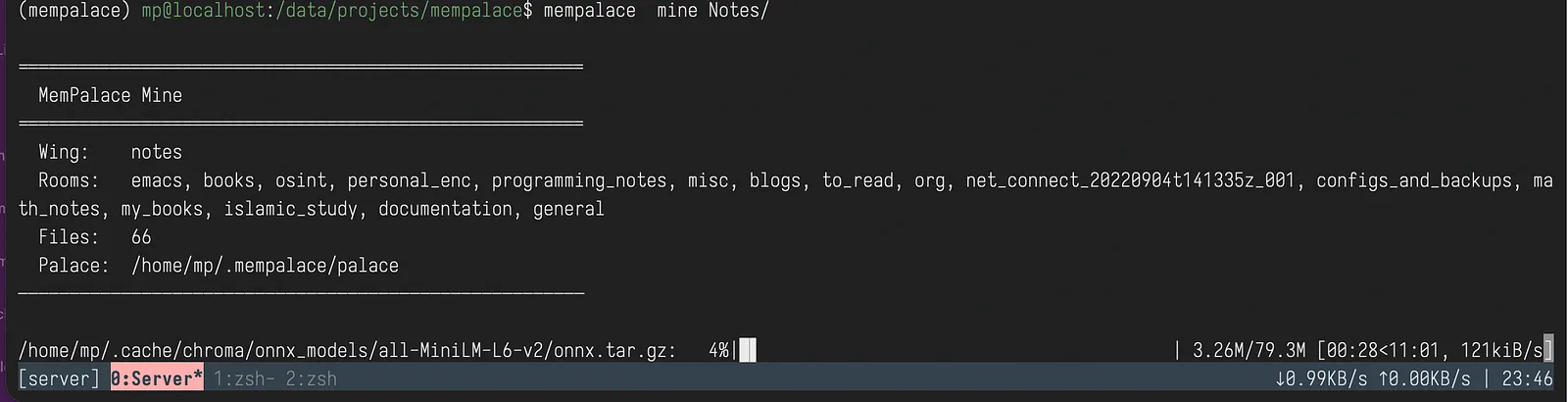 MemPalace Indexing Files In ChromaDB