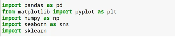 Libraries to import